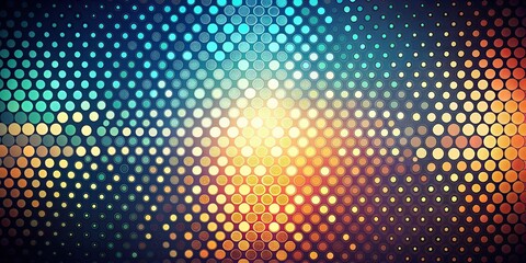 Poster - Vintage Halftone Pattern Background with Round Spot Shapes for Creative Text Placement, Retro Graphic Design with a Modern Touch, Ideal for Branding and Marketing Projects