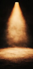 Poster - A dramatic spotlight illuminating a foggy stage, creating an atmosphere of mystery.