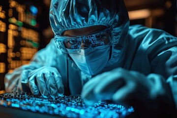 Poster - Cybersecurity engineers specializing in ethical hacking,