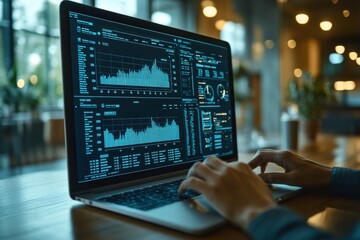 Poster - Government employees using AI tools for data analysis and policy planning,