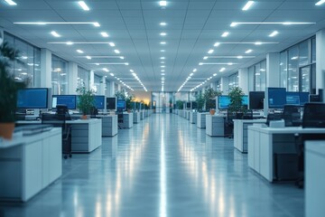 Poster - Government offices equipped with modern digital technology,