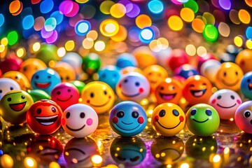 Poster - Whimsical and Colorful Bokeh Backgrounds for Funny Wallpapers to Brighten Your Space with Playful Designs and Lively Patterns, Perfect for Adding a Touch of Humor to Your Device