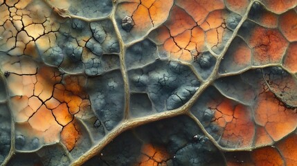 Poster - Captivating close up view of intricate botanical textures showcasing the natural beauty of earthy tones fine patterns and detailed organic structures