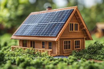 Aufkleber - Rooftop solar panel installation for both urban and suburban homes,