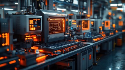 Poster - Modern Manufacturing: A Glimpse into the Future of Industry