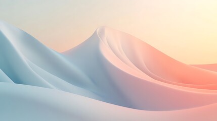 Poster - A simple, minimalist abstract background with soft, muted colors, gentle gradients, and clean lines creating a calm and balanced visual atmosphere