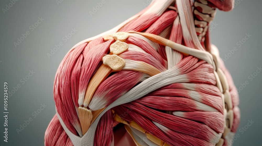 High Resolution Detailed Anatomy Of The Shoulder Joint Illustrating High Resolution Detailed Anatomy Of The Shoulder Joint Illustrating