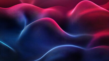 Poster - Smooth elegant curved lines forming a colorful abstract background