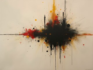 Aufkleber - ink splat background