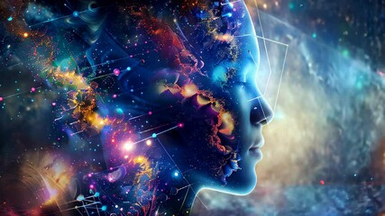 Poster - Exploring the Depths of Abstract Human Consciousness and Cosmic Connections