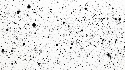 Poster - Abstract black dot pattern on a white background, creating a dynamic and modern visual effect.