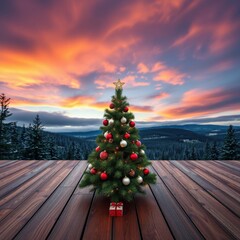  Merry christmas topic on a wooden background with christmas tree christmas tree holiday winter festive celebration   