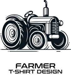 Wall Mural - Farmer Vector T Shirt Design