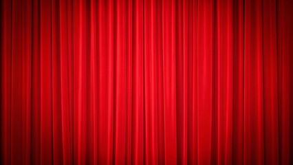 red curtain background 