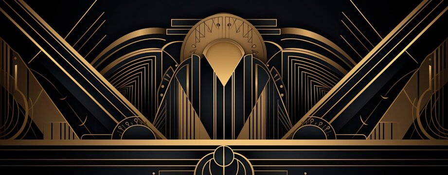 art deco background