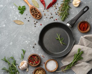 Poster - food ingredients for cooking