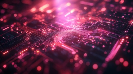 Abstract Circuit Board