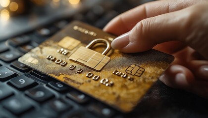 Poster - secure online shopping: protecting your financial information
