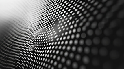 Poster - Minimal dot pattern arranged in a structured grid, offering a sleek and contemporary texture for graphic design backgrounds