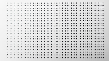 Poster - Small dots arranged in a precise grid, adding a modern, textured background suitable for various design applications