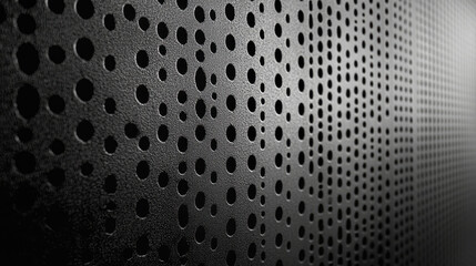 Poster - Small dots arranged in a precise grid, adding a modern, textured background suitable for various design applications
