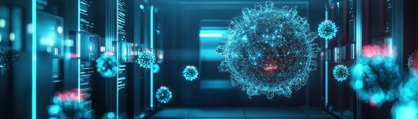 Poster - Visualizing ai-optimized quantum cryptographic keys a deep dive into secure data transmission in virtual environments
