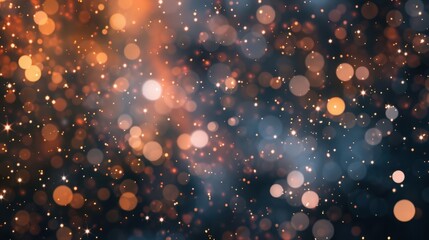 Fireworks with Abstract bokeh background