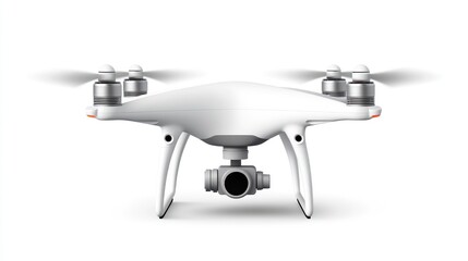 Poster - A drone with four rotors and a camera, designed for aerial photography and videography.