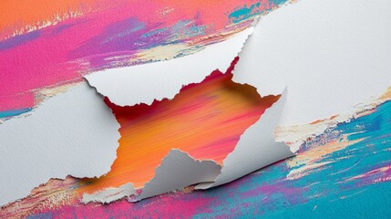 Poster - Creative artistry unveiled vibrant abstract expression artistic studio colorful environment close-up view visual exploration