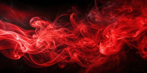 Sticker - Dynamic red smoke background with swirling effect, red, smoke, background, dynamic, swirling, abstract, motion, texture