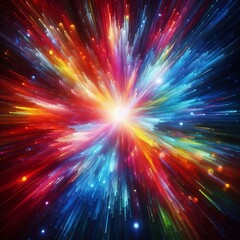 Poster - colors flash with attack intensity