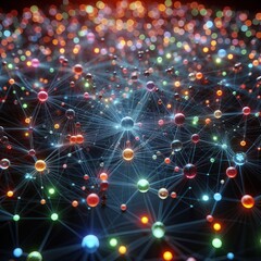 Poster - interconnected node visualization