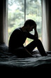 © Siasart Stock - Rainy Day Sadness Silhouette Illustration