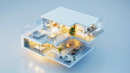 Poster - Enhancing home automation a modular minimalist smart device design with transparent interface and soft colors