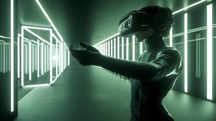 Poster - A futuristic training session held entirely in the metaverse featuring interactive 3D tools. 4k resolution, Cinematic Scene