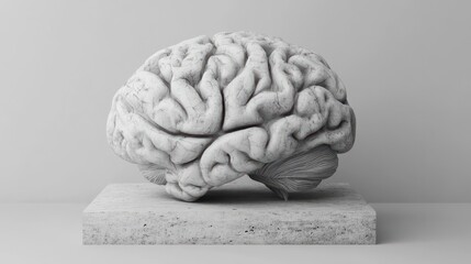Poster - brain concept, neural network representation, digital innovation, artificial intelligence, futuristi
