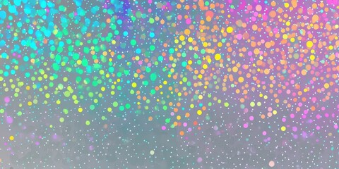 Poster - Colorful Holographic Background with Vibrant Bokeh Effect and Soft Gradient for Creative Design Projects and Artistic Presentations