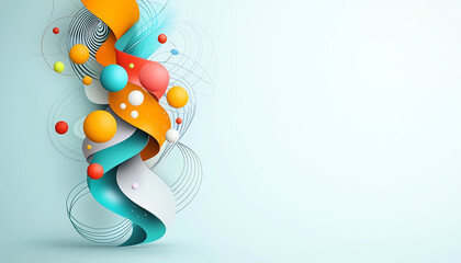 Poster - Dynamic sound waves and vibrant resonance art installation modern gallery abstract display minimalist environment artistic perspective