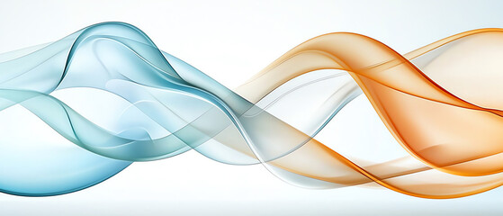 Poster - Flowing waves of sound resonance a visual symphony of color and motion in abstract art