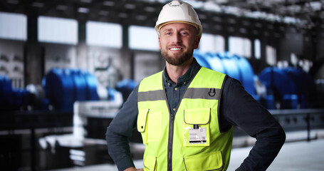 Poster - Electricity Gas Power Plant Engineer Automation Worker