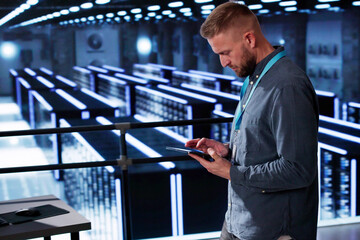 Leinwandbilder - Cloud Computer Center Programmer