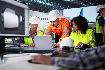 Fototapete - Industrial 3D Cad Model On PC
