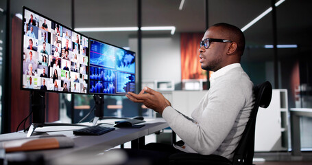 Poster - Virtual Online Video Meeting