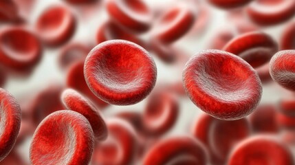 Poster - Exploring the dynamics of red blood cells human body scientific image microscopic environment detailed viewpoint health concept