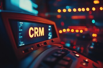 CRM System Interface - Modern Technology