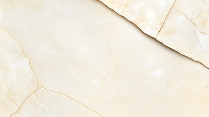 Poster - Elegant and Polished Cream Marble Background with Veins and Natural Cracks for Interior Design, Art, or Luxury Projects in a Sophisticated Aesthetic