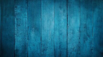 Aufkleber - Abstract Background of Weathered Blue Wooden Planks with Unique Texture and Pattern Perfect for Creative Design and Artistic Projects