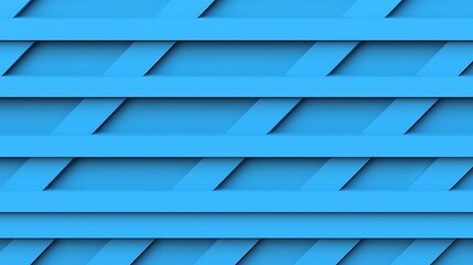 Poster - Abstract background featuring layered diagonal stripes in vibrant blue tones, creating a modern and dynamic design for various creative projects and digital applications.