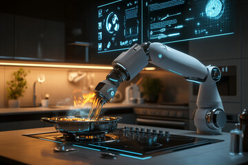 future technology robot ai assistance cooking