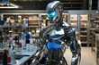 © laolin - future technology robot ai assistance working for humans
